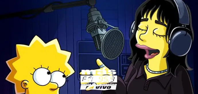 BILLIE-EILISH-Y-LISA-SIMPSON-mas-fm-95.9-online-santa-fe